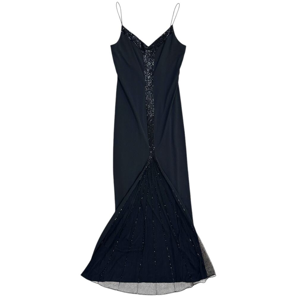 Vintage 90s Stenay Beaded Maxi Gown